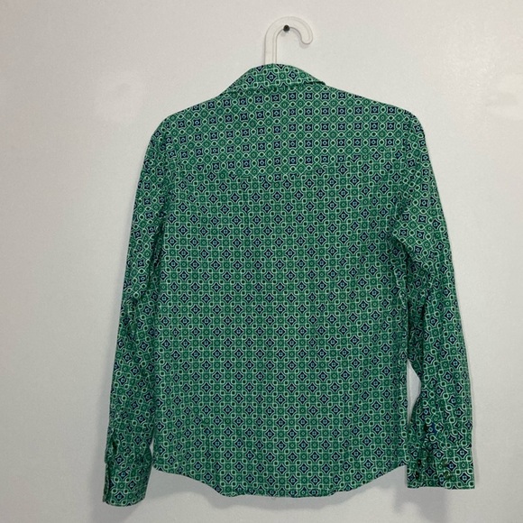 Cinch Women's Green Button Down Shirt - Picture 5 of 7